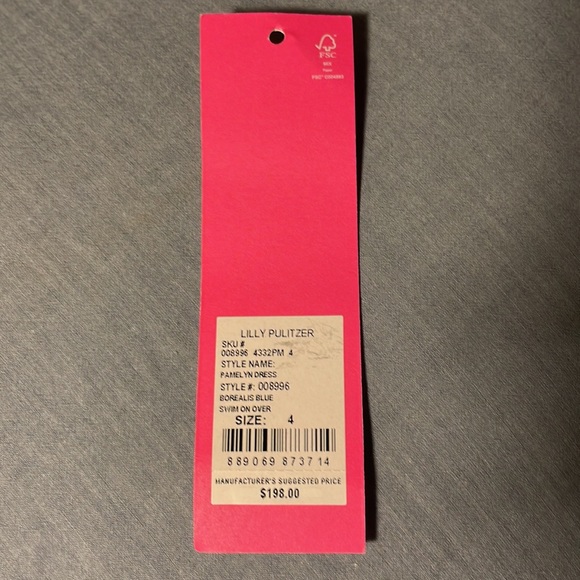 Lilly Pulitzer Blue and Pink Mini Dress - Picture 5 of 5